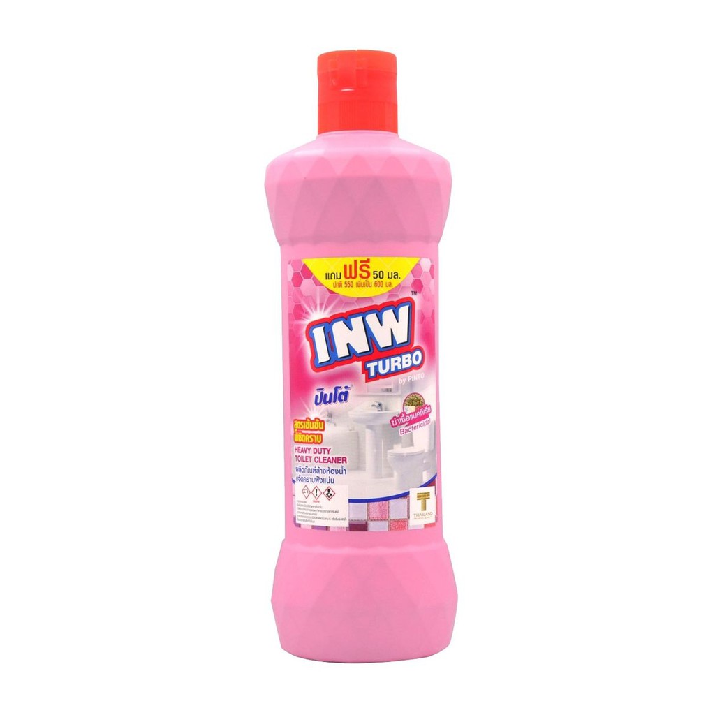 น้ำยาล้างห้องน้ำ  สีชมพู INW 500มล. (1*12)