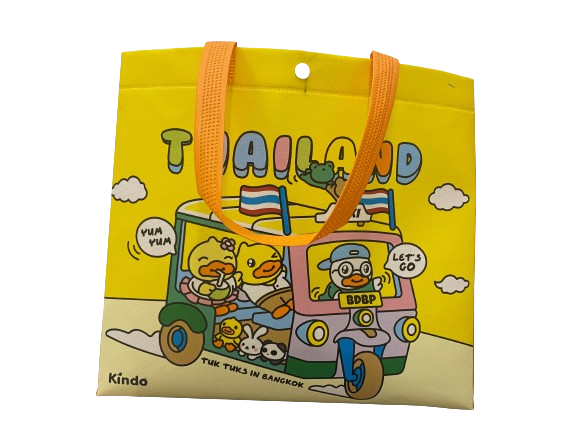 กระเป๋าช้อปปิ้ง Bduck ลาย thailand 30x30x16cm 1*144