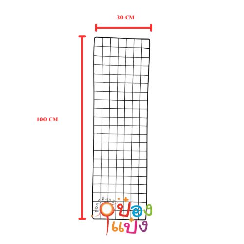 ตะแกรง ชุบดำ 30x100 SC