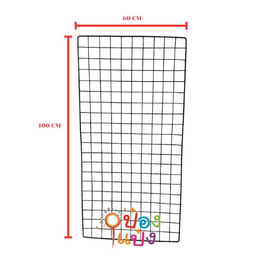 ตะแกรงชุบ สีดำ 60x100  SC