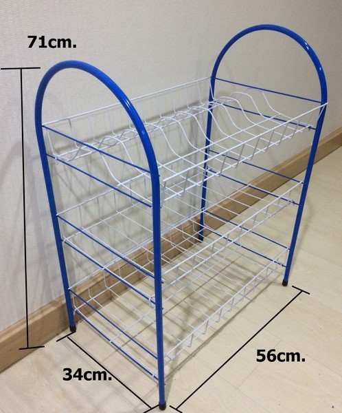 ชั้นคว่ำจาน3ชั้น ทรงโค้ง 34x56x71 105บาท/ชิ้น ขั้นต่ำ 3 ชิ้น