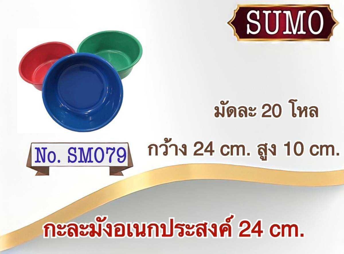 กะละมังพลาสติก 24x10CM. คละสี สินค้า 10บาท