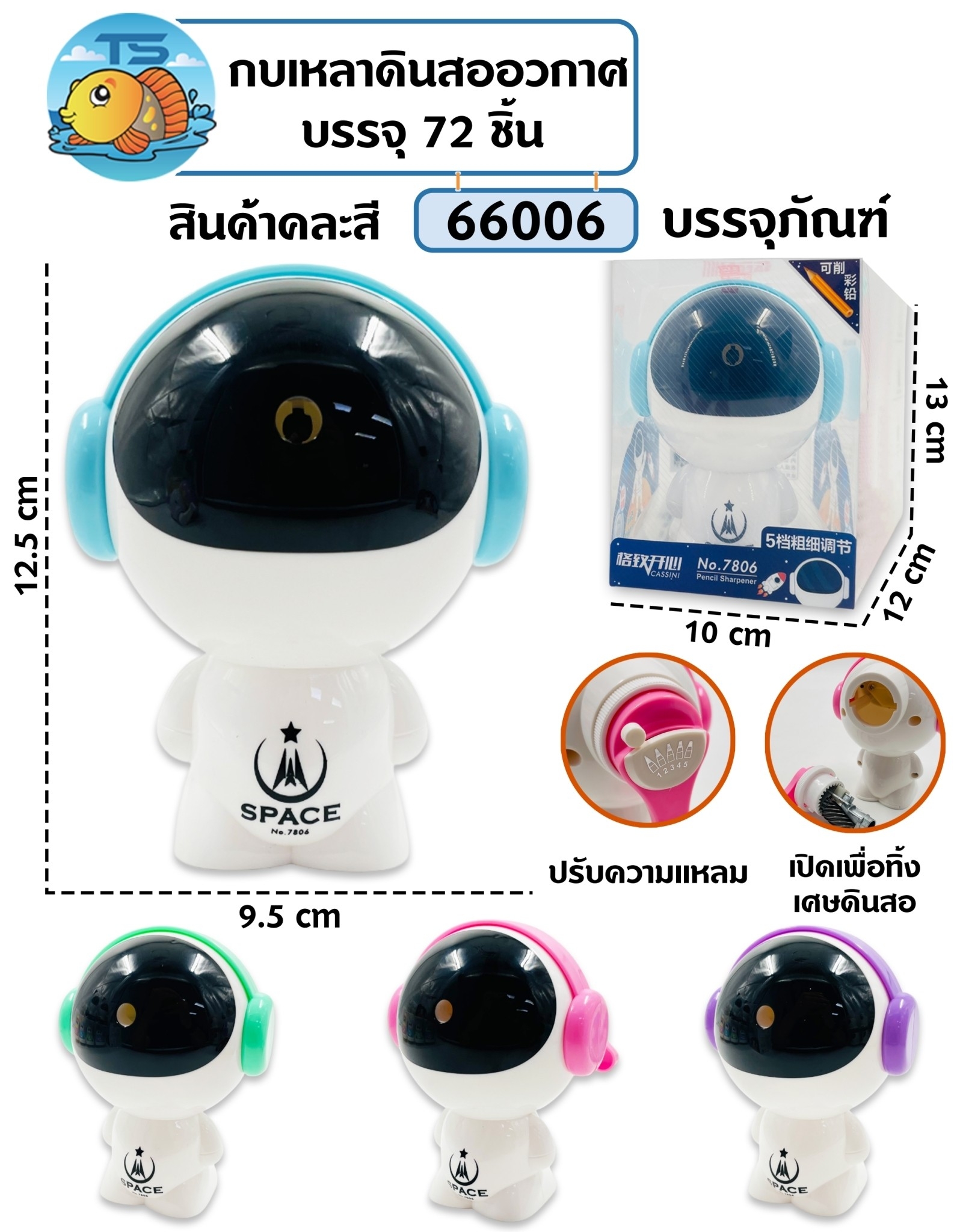 กบเหลาดินสออวกาศ 65บาท/ชิ้น ขั้นต่ำ 6 ชิ้น