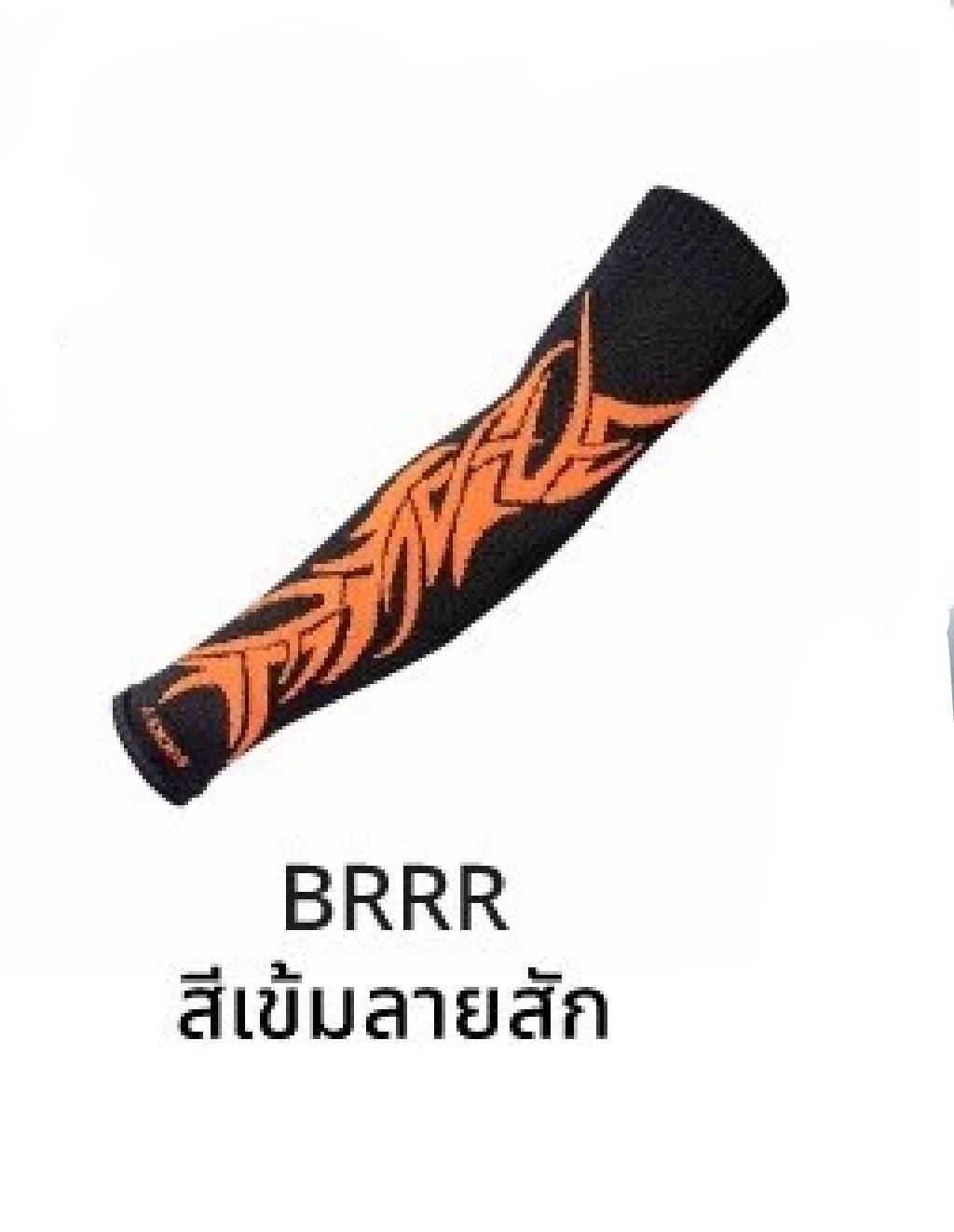 ปลอกแขน สีเข้มลายสัก ผ้ายืด (1*12)