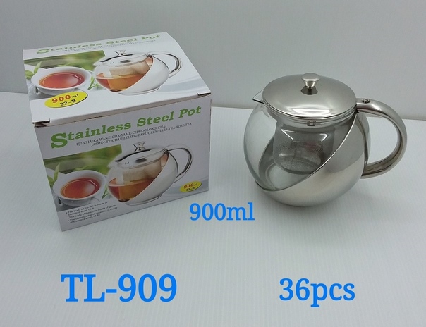 กาชงชา 900ml. แก้วกลมมีหู 82บาท/ชิ้น ขั้นต่ำ3ชิ้น