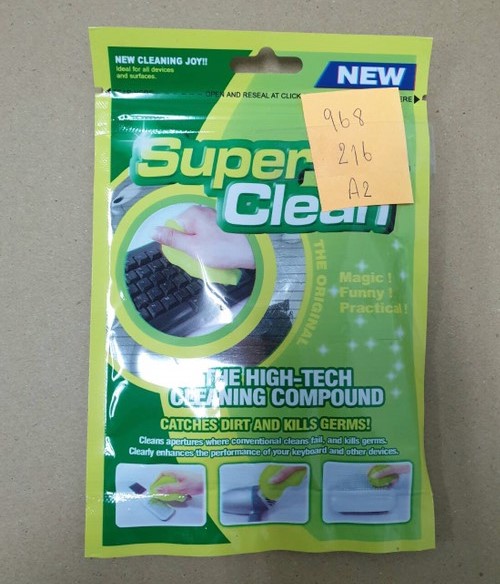 เจลเก็บฝุ่นแป้นคอมพิวเตอร์ Super Clean 1*216 P7588    SG-BA089 T6669 T18705 Q-H171A