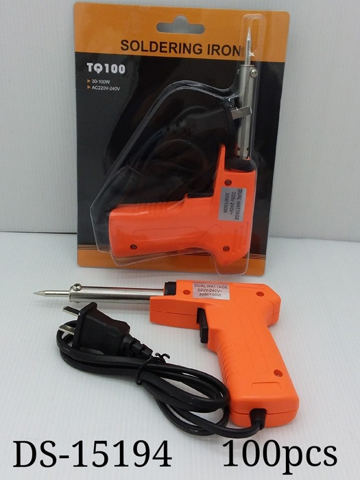 หัวแร้งบัดกรีแบบปืน TQ100 SOLDERING IRON 1*100  78บาท/ชิ้น ขั้นต่ำ 3 ชิ้น