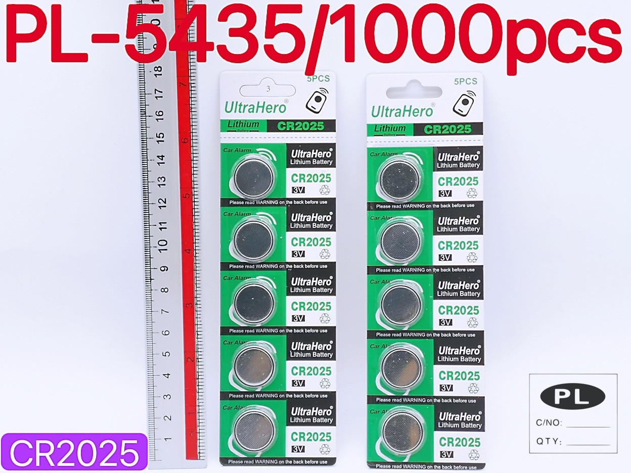 ถ่านกระดุมCR2025 3V ขนาดใหญ่1x5 P8110 PL5435