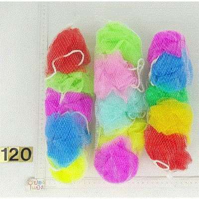 ใยถูตัว ขัดตัว5ชิ้น5สี T5809 P6248  SG-CL061 PL6074