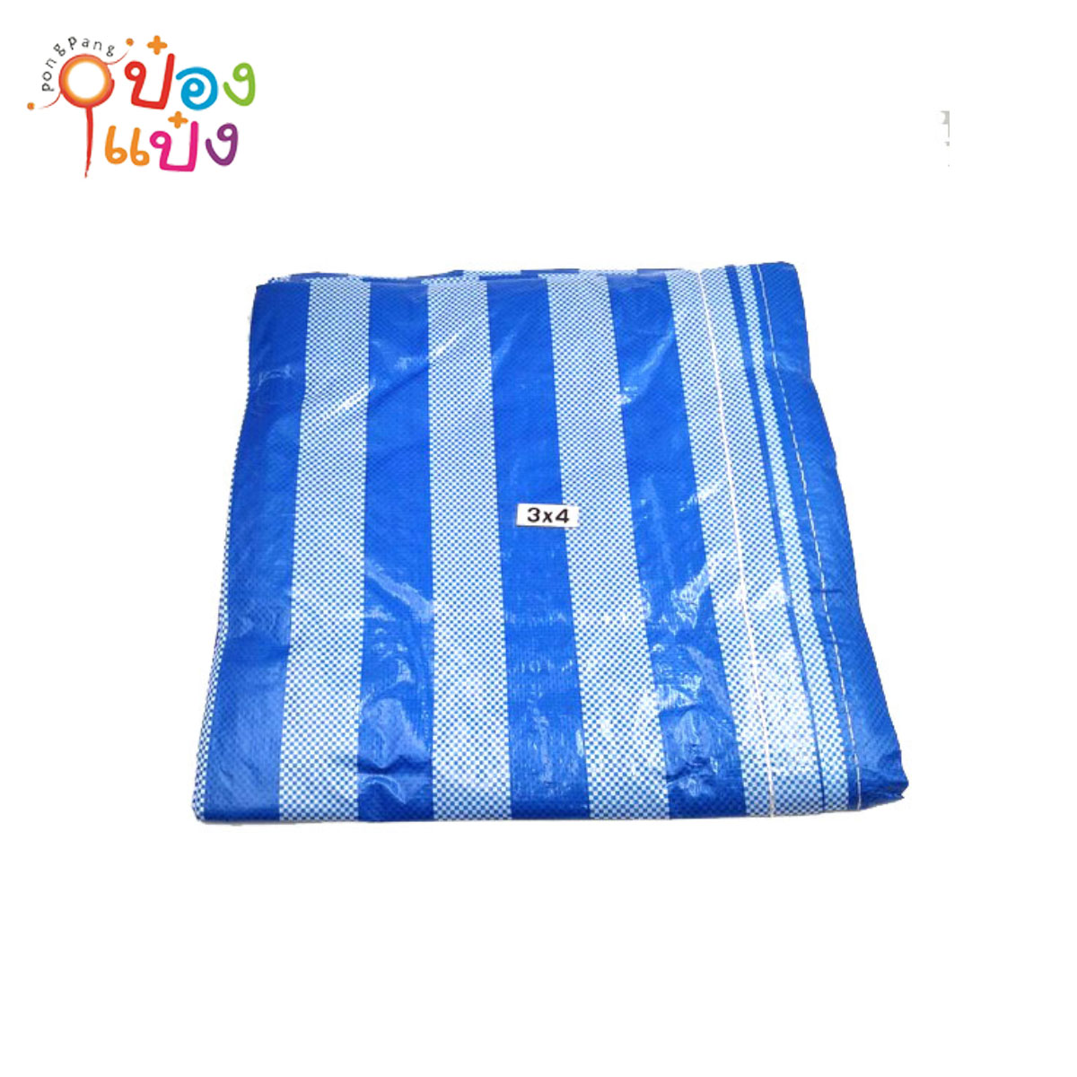 ผ้าใบฟางฟ้า-ขาว 3x4หลา 1*40  SPD**122.5บาท/ชิ้น ขั้นต่ำ 6 ขิ้น