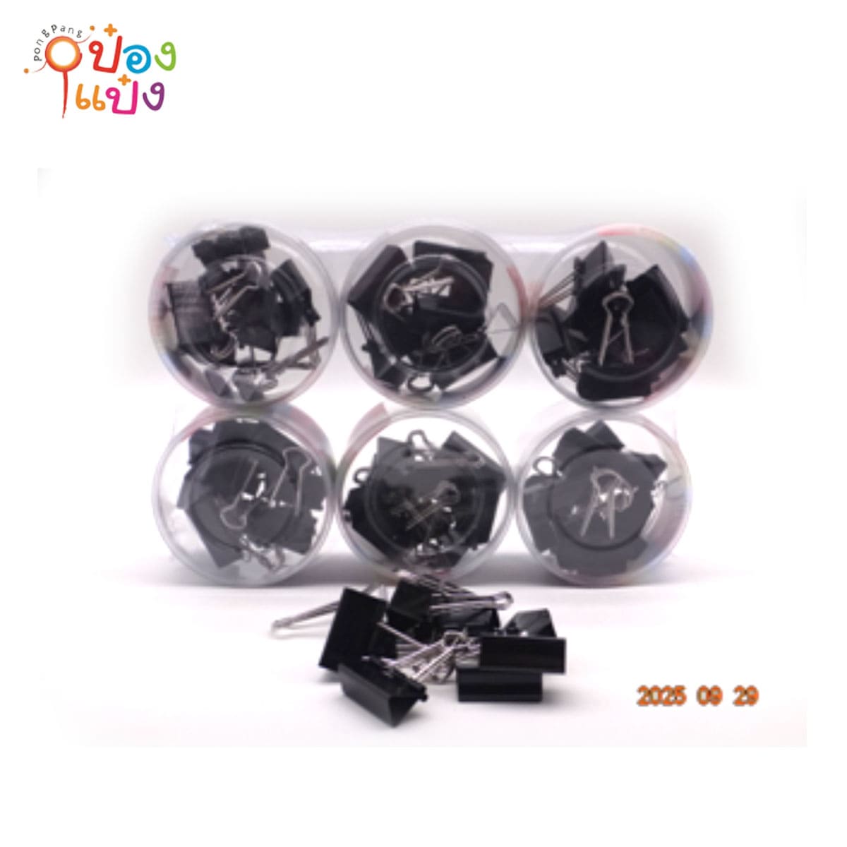 *ตัวหนีบเอกสาร 32มม 12ตัวสีดำ 1*240